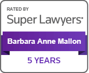 Barbara Anne Mallon - 5 Years SuperLawyers